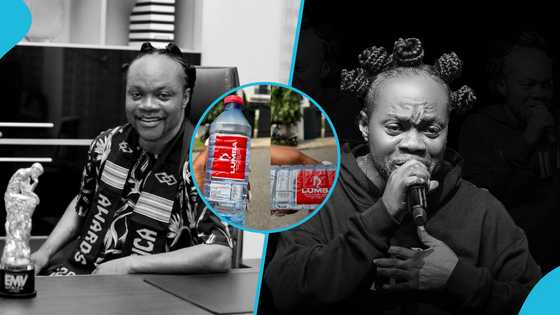 Daddy Lumba's water business trends after his demise, photos emerge as peeps share reviews