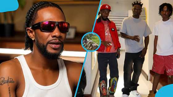 Popular Ghanaian rapper Kwaku DMC involved in car accident before Rapperholic concert, video