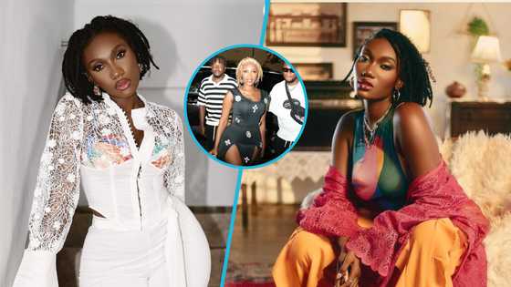 Wendy Shay looks enchanting in a thigh-high jumpsuit as she twerks rigorously for her fans in Italy