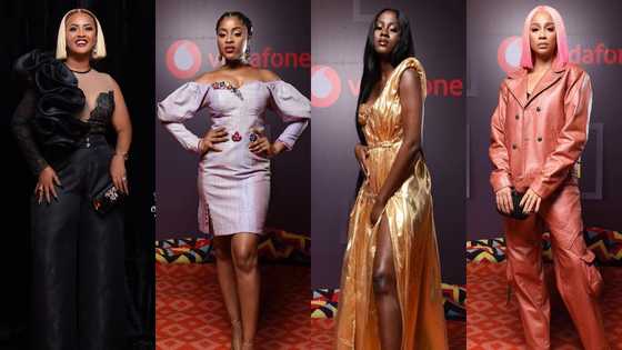 13 photos of how Ghana's top female stars 'slayed' on the VGMA 2021 red carpet