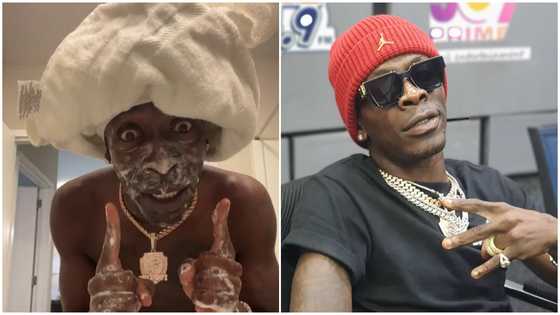 Shatta Wale gives in-depth skincare tutorials, video gets many people laughing hard