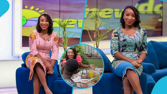 Naa Ashorkor and her grown-up son make lovely memories at Peduase Valley Resort