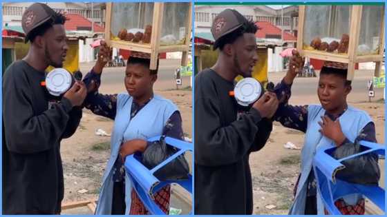 Pretty street hawker breaks up with boyfriend on phone after he fails loyalty test: "I forgot your name"