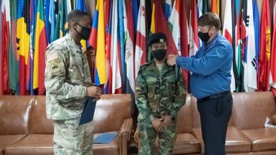 Young Ghanaian female soldier becomes 1st African to finish revered course in Georgia