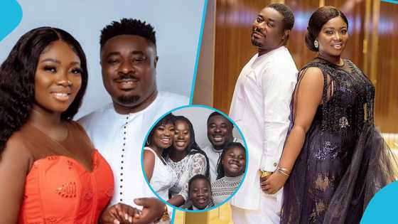 Okyeame Quophi denies hitting Stacy Amoateng after she was spotted with eye injury for weeks