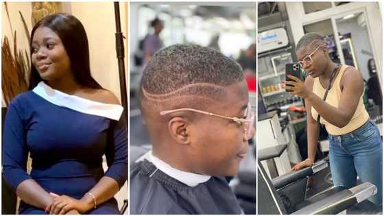 Beautiful lady decides to 'dawg' long hair for haircut; adorable photos go viral