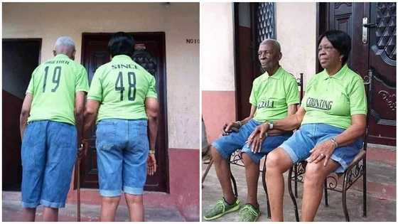 Love alone couldn't have brought them this far: Reactions as elderly couple celebrate being together for 74 years