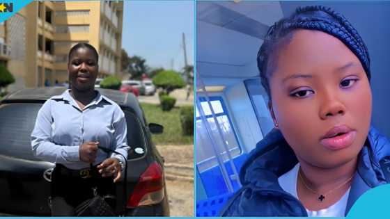 KNUST: Ghanaian lady rejoices as she quits Level 300 to relocate abroad, video sparks debate