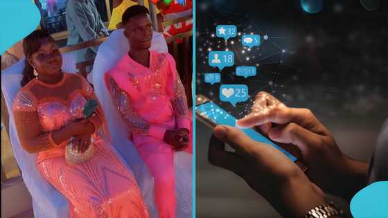 Man goes viral for wearing lace blouse to his engagement
