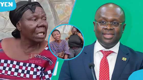 Sad scenes at Omane Boamah's house as family weeps upon seeing government delegation