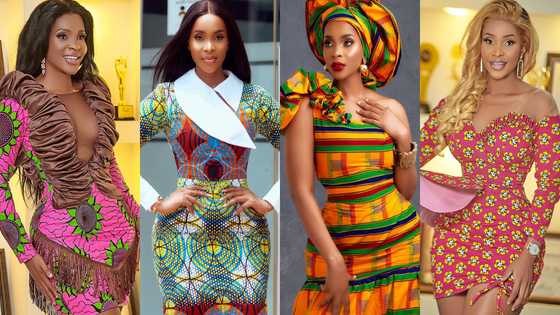 11 beautiful photos of Kumawood actress Benedicta Gafah making African prints trendy