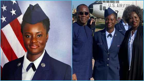 Ghana International School celebrates alumna as she joins US Air Force, graduation photos trend