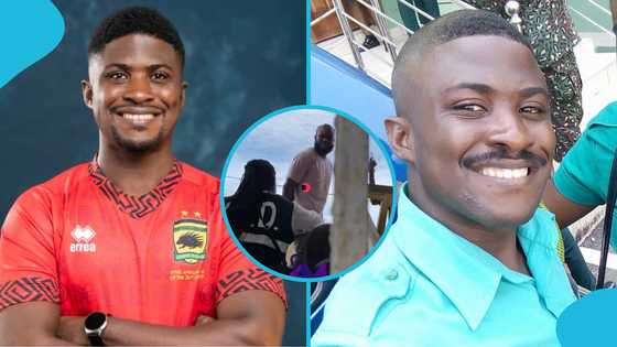 Suspect in Stephen King Amoah's trial given a hot chase as he arrives in court