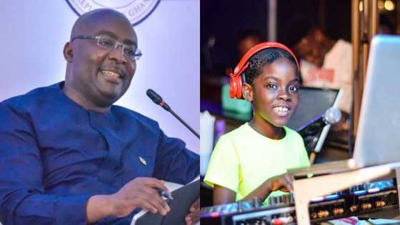 DJ Switch meets Bawumia; he calls her "talented global icon"