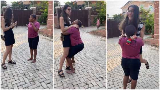 Video of maid lifting her madam after being informed her kid's fees will be paid for causes stir