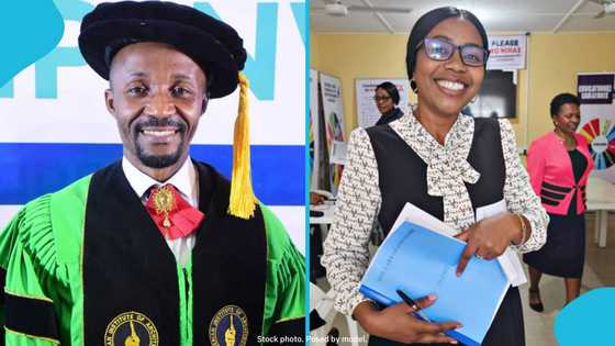 University lecturer celebrates wife's PhD success years after she graduated with a third class degree