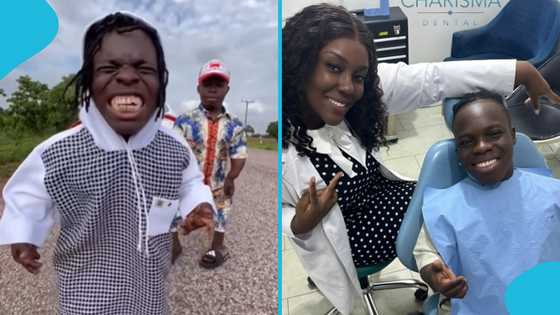 Shatta Bandle loses part of his brand new teeth in video, sparks funny reactions