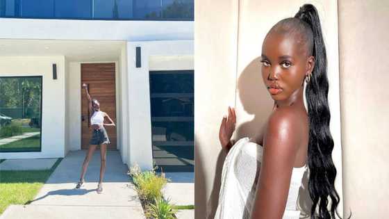 Adut Akech: model who grew up in Kenyan refugee camp celebrates buying first house in US