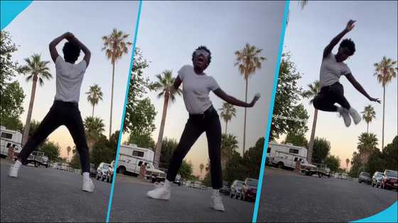 DJ Switch dances to Let It Whip by Dazz Band, her old school moves impresses many