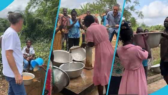 Joy fills Oframase as philanthropist Reza restores the community’s only clean water source after 7 years