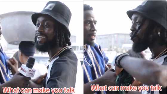 Ghanaian man insults dad in interview, wishes mother a happy Father's Day: "I feel your pain"