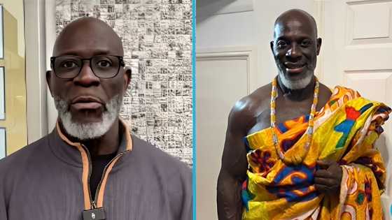 UK-based fitness instructor Eddie Abbew celebrates Ghana’s Independence Day in style, rocks kente