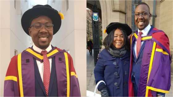 Tears flow: Ghanaian Dr Adorsu-Djantuh reported dead, sad photo with his mum breaks hearts