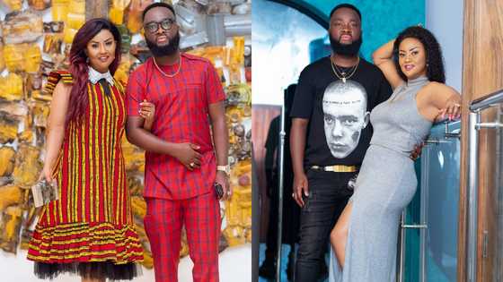 McBrown's husband wears shoe made with Ghana flag in Independence Day photo; fans react