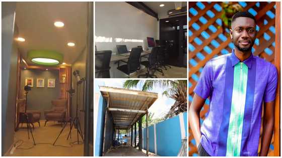 Ameyaw Debrah specs up container into stylish studio- "It started as a dream"
