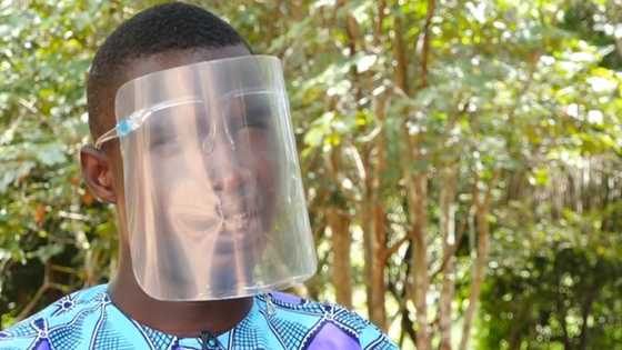 Meet the talented visually impaired Ghanaian man who skillfully plays the drum using his mind