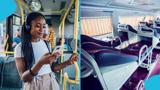 Transport service in Ghana introduces new buses with beds: "I'm not picking flight again"