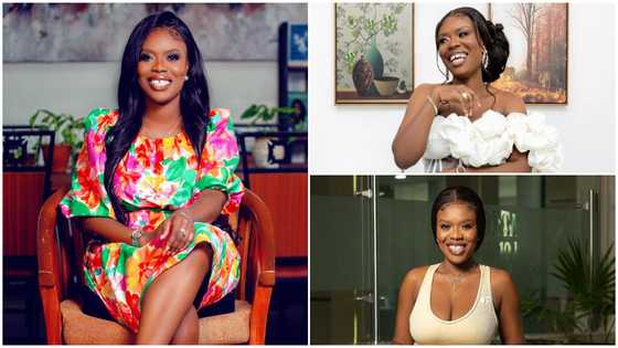 Deloris Frimpong Manso rocks a white dress to celebrate her 41st birthday; Netizens react