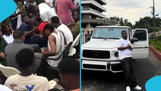 Ghanaian man fires a firearm in the company of Abu Trica to announce his presence, video