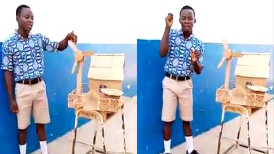 SHS student creates self-powering house model to solve dumsor problem forever