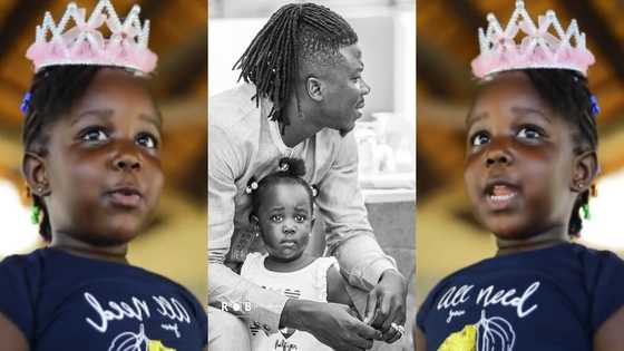 “What a wonderful place” - Stonebwoy’s daughter Jidula screams in new video admiring vacation destination with family