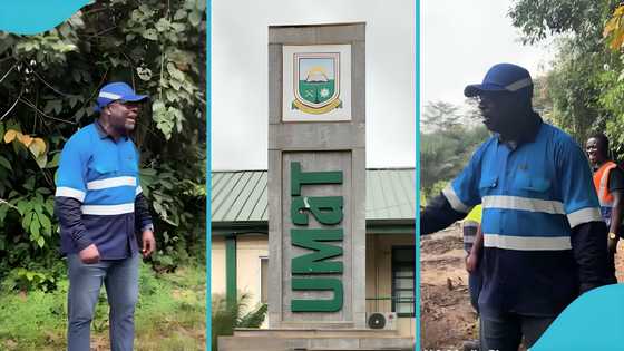 UMaT lecturer takes students to the farm for lessons, hilarious fieldwork video trends online
