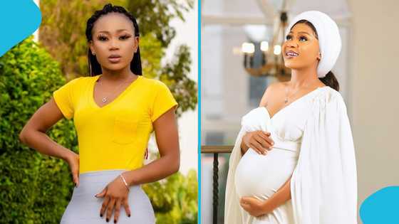 Akuapem Poloo speaks about her baby daddy after delivering her 2nd child: "It wasn't easy"
