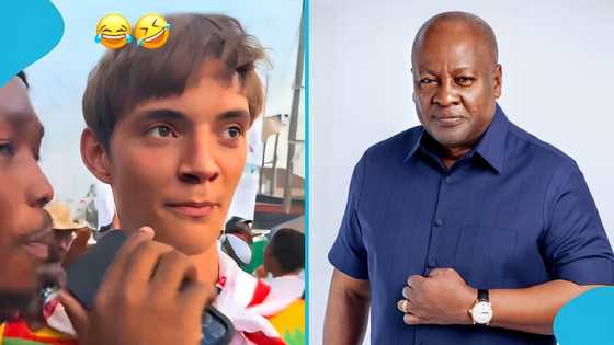 German man campaigns for NDC, predicts victory for party: "It's a better party"