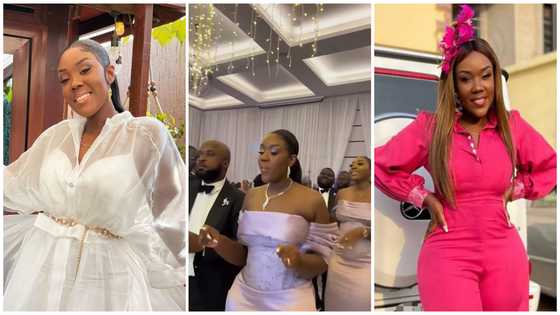 Stonebwoy's wife shows off dance moves at wedding, fans hail her