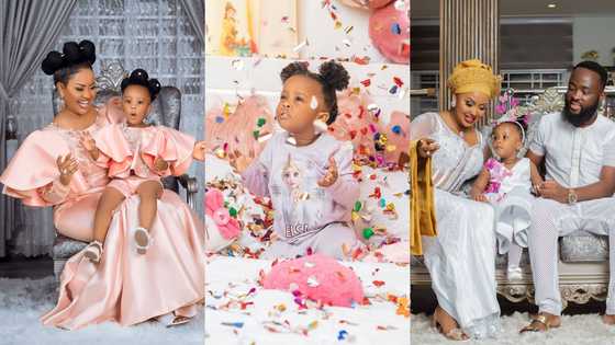 McBrown's daughter Baby Maxin wows with beautiful photos on her 2nd birthday; celebs react