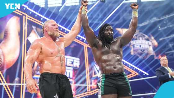 Nigerian wrestler defeats Brock Lesnar inside Hell in a Cell to win SummerSlam trilogy