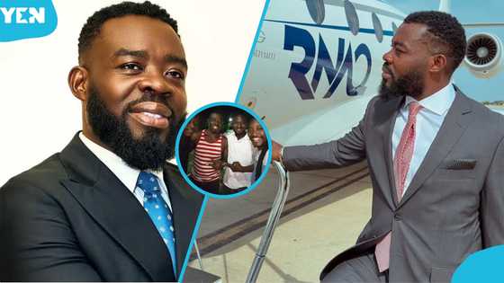Old photo showing Richard Nii-Armah Quaye's journey from rags to riches drops