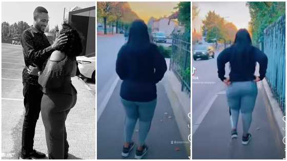 Video of Kofi Adomah's wife displaying impressive dance move in public with no care sparks reactions