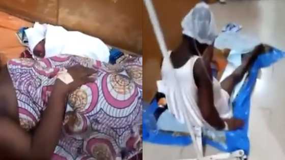 Video of newborn babies & their mothers lying on bare floor in Kumasi breaks hearts online