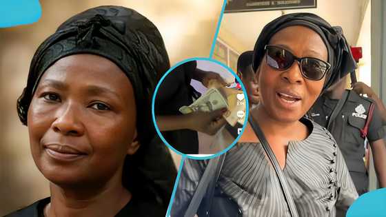 "Heart of gold": Akosua Serwaa surprises Kenpong's workers with dollars