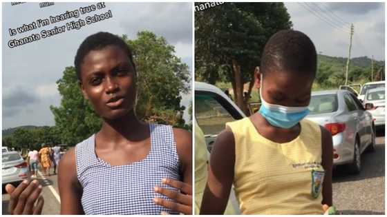 Ghanata SHS school mom reveals why she is the one washing form 1 girl's dresses in video