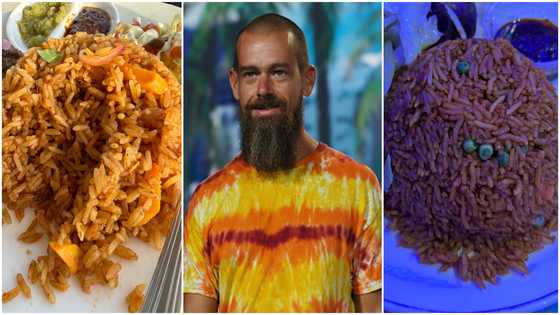 Former Twitter boss sparks debate as he rates GH Jollof as the “Greatest of All Time”; jealous Nigerians go gaga