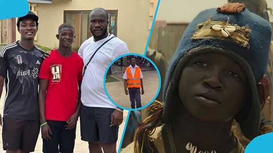 Beast of No Nation actor Strika spotted working as a security guard in Accra