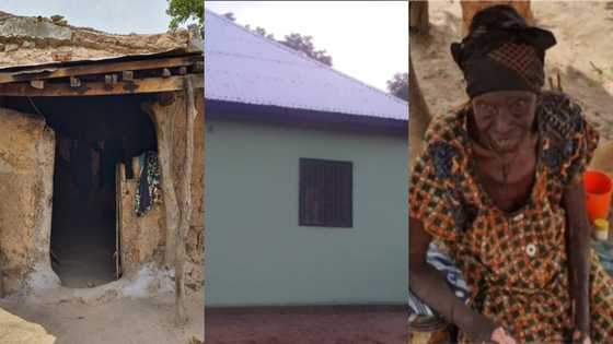 Bawumia builds new house for 80-year-old woman with leprosy who was abandoned by her kids