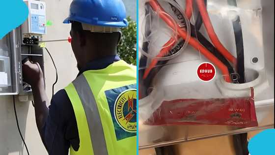 House owner attaches church sobolo to his meters to "significantly reduce power consumption"